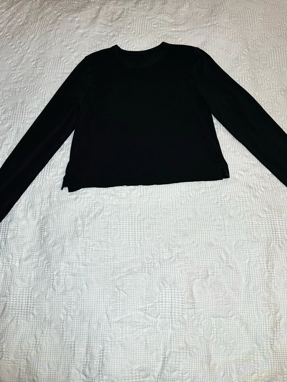 Lululemon Cropped Long Sleeve Shirt